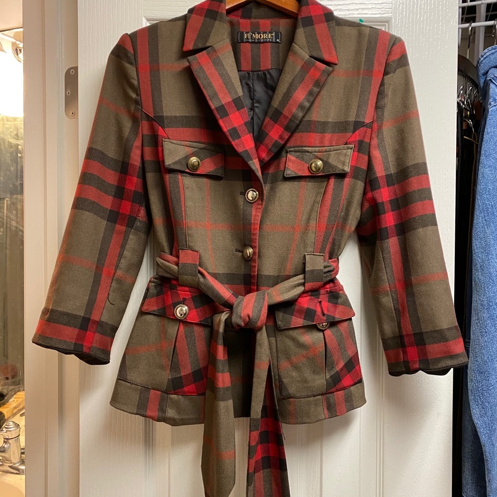Fi'More Eurpean Plaid Jacket